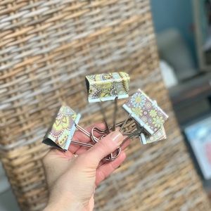 Vera Bradley Binder Clips